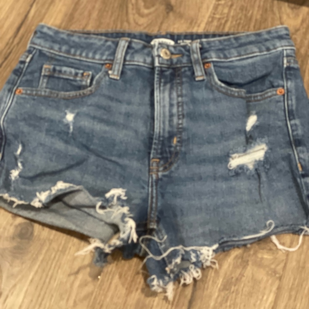 Denim Distressed Women's Shorts